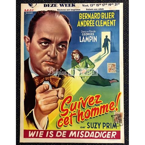 SUIVEZ CET HOMME ! - Belgian Movie Poster Store