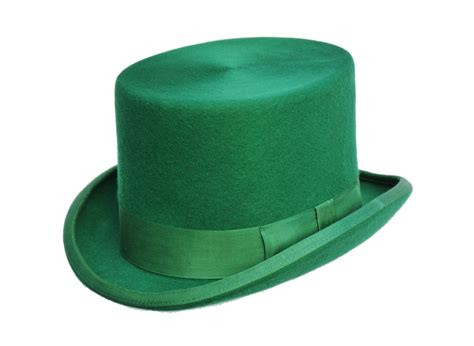 Emerald Green Wool Top Hat Denton Hats