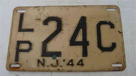 1929 Pair New Jersey License Plates B2268