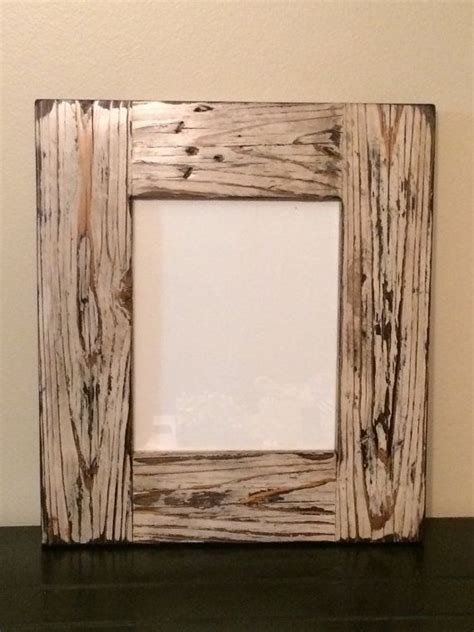 Rustic Barnwood Picture Frame 8 X 10 Made From Reclaimed Etsy Barn