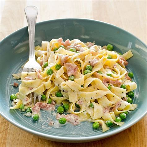 Tagliatelle with Prosciutto and Peas | Cook's Illustrated | Recipe ...