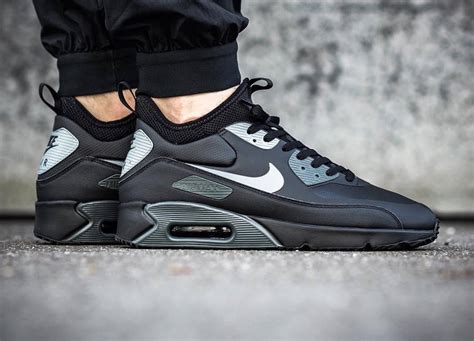 Nike Air Max 90 Ultra Mid Winter Black And Sequoia