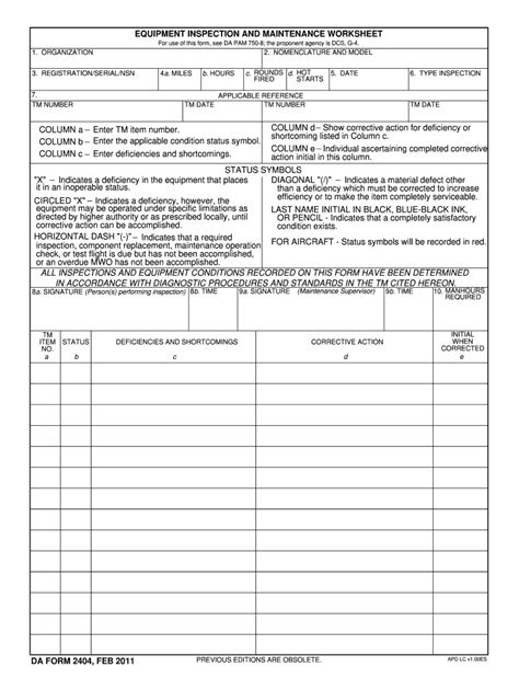 Da Form 2404 Fill Out And Sign Online Dochub