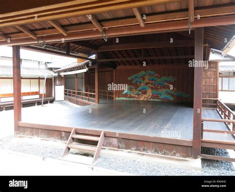 Photo Of The Noh Stage And Eisho For Traditional Theatre Performances