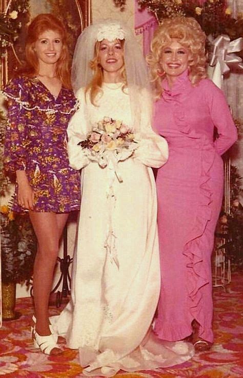 Judy Ogle With Dollys Sister Freida And Dolly Freidas Wedding Dolly Parton Dolly Sisters