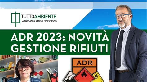 ADR 2023 novità sulla gestione rifiuti nel trasporto merci pericolose