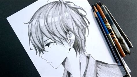 How To Draw Anime Boy In Side View Anime Drawing Tutorial For