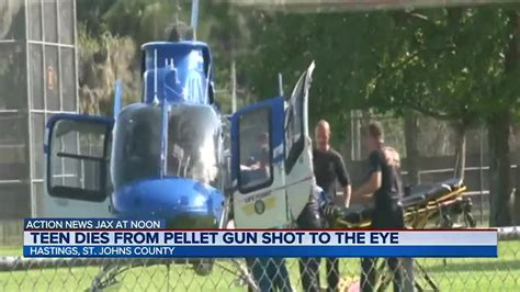 teen dies from pellet gun shot to the eye