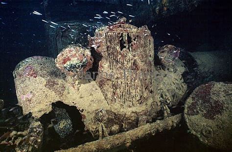Japanese Ww Ii Shipwreck Wreck Wreckage Sunk Sunken Decay Decaying