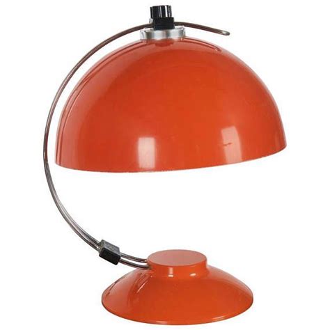 Orange Desk Table Lamp From The 1970s Orange Table Lamps Red Table