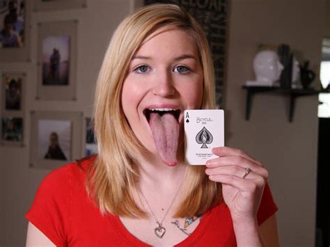 Adrianne Lewis Worlds Longest Tongue Photos Pictures Daily Telegraph