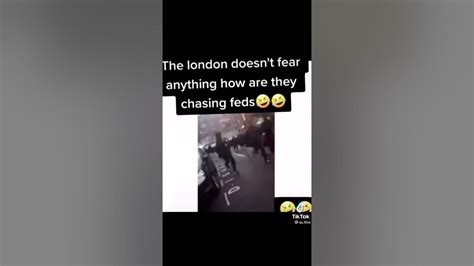 Roadmen Chasing Police Officers In The Uk Youtube