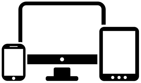 Computer Smartphone And Tablet Desktop Tablet Phone Icon Clipart