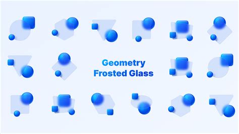 geometry frosted glass figma