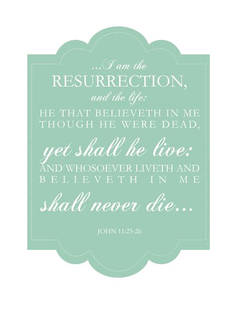 I Am The Resurrection And The Life He That Believeth In Me Though He