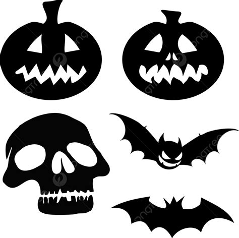 Silhouette Halloween Vector Silhouette Halloween Black Png And