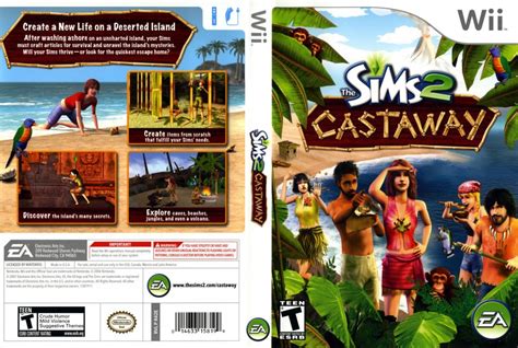 The Sims 2 Castaway Wii Ntsc Us Nintendo Wii Game Covers The Sims
