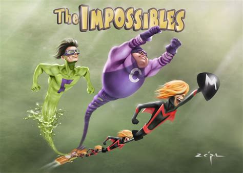 The Impossibles By Zepa Arts On Deviantart Classic Cartoon Characters