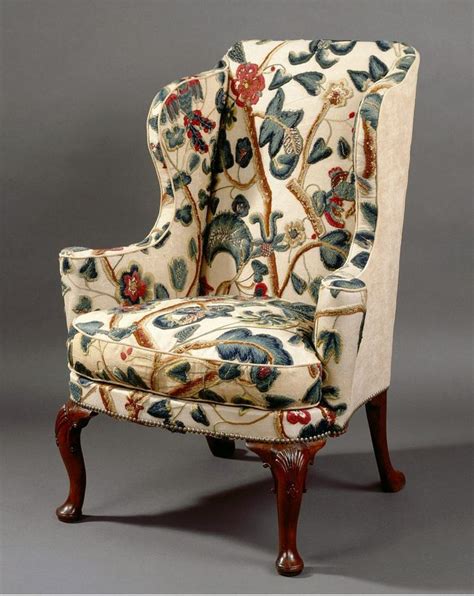 George I Period 18th Century Carved Walnut Wing Armchair Freshfords