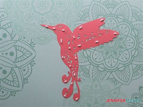 Hummingbird Svg Make A 3d Layered Design With Your Cricut Jennifer Maker