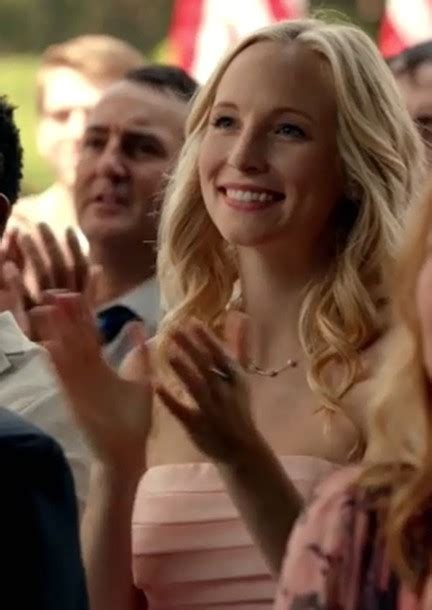 Dress Candice Accola Caroline Forbes The Vampire Diaries Pink