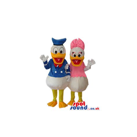 Buy Mascots Costumes In Uk Disney Character Couple Donald And Daisy