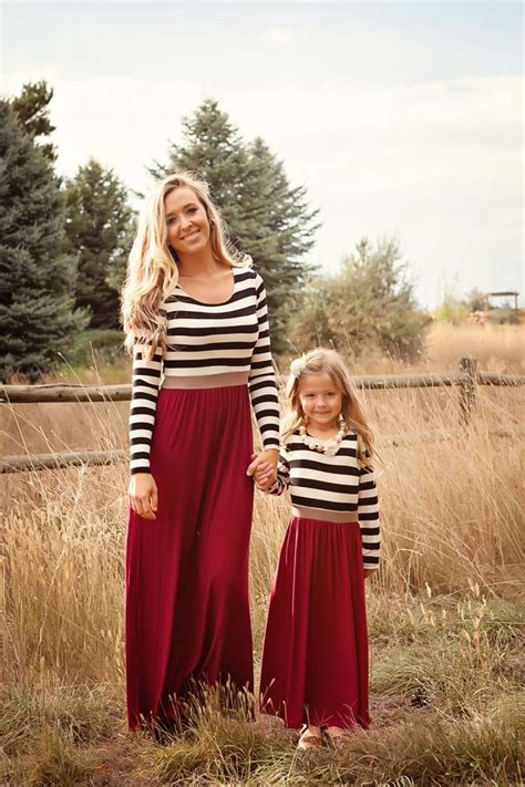 40 Adorable Mother And Daughter Outfits Mom Daughter Outfits Mother