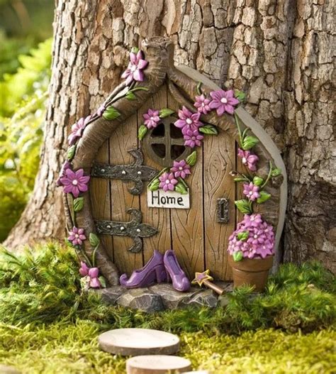 Tree Stump Ideas For Magical Fairy Garden Fairy Garden Doors Fairy