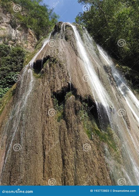 Horsetail Falls In Monterrey Mexico Stock Image Image Of Refreshing
