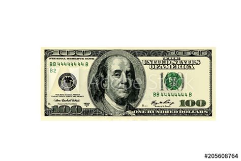 100 Dollar Bill Vector At Collection Of 100 Dollar