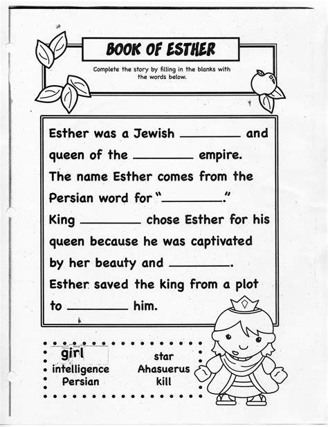 15 Best Images Of Word Of Wisdom Worksheet Esther Bible