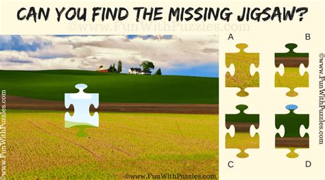 Easy Jigsaw Puzzle With Answer Farm Landscape