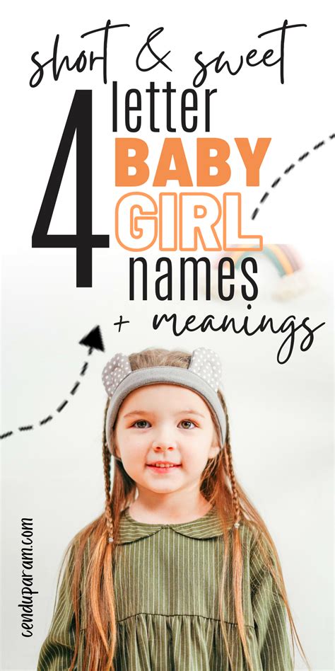 Prettiest 4 Letter Girl Names With Meanings Origins Artofit