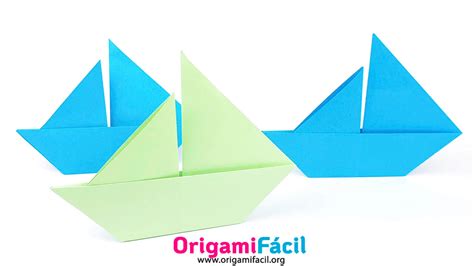 Cómo Hacer Un Barco Velero De Papel Fácil Origami Fácil