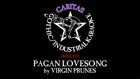 Virgin Prunes Pagan Lovesong Karaoke W Lyrics Caritas Youtube