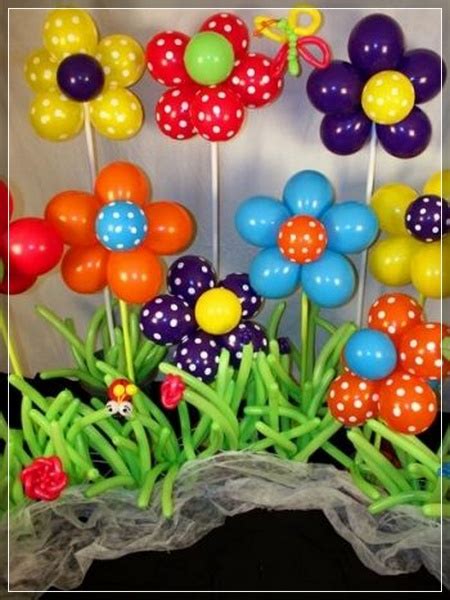 20 Decoraciones De Flores Con Globos Super Creativas