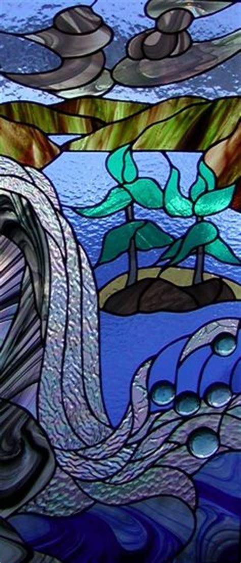 21 Stained Glass Waterfall Scene Ideas Stained Glass Glass Waterfall Stained Glass Mosaic