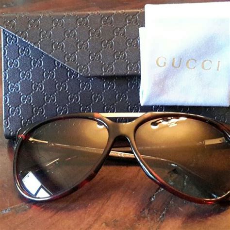 gucci red havana sunglasses authentic sunglasses accessories sunglasses gucci