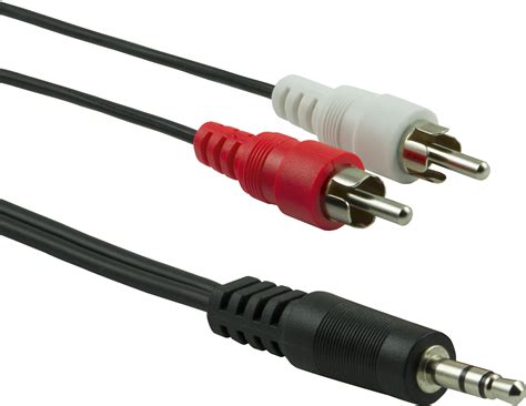 Onn 35mm Auxiliary To 2 Rca Stereo Audio Y Adapter Cable 4 Feet