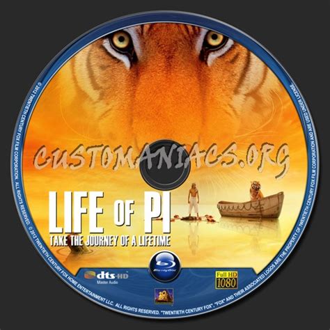 Life Of Pi Blu Ray Label Dvd Covers And Labels By Customaniacs Id
