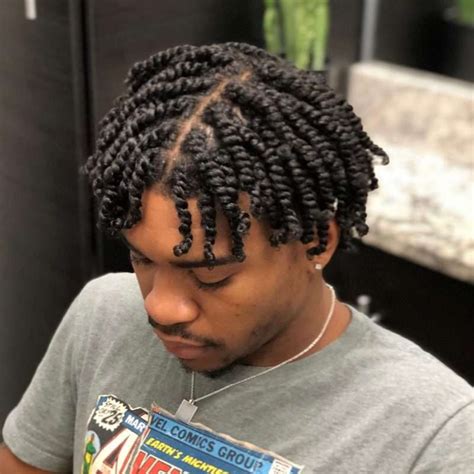 Different Ways To Rock 2 Strand Twist Styles As A Male