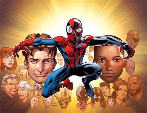Peter Parker Ultimate Spider Man By Mark Bagley Ultimate Spiderman