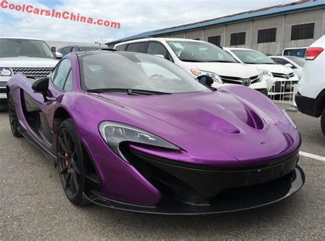 Badass Supercars In China Mclaren P1 In Purple