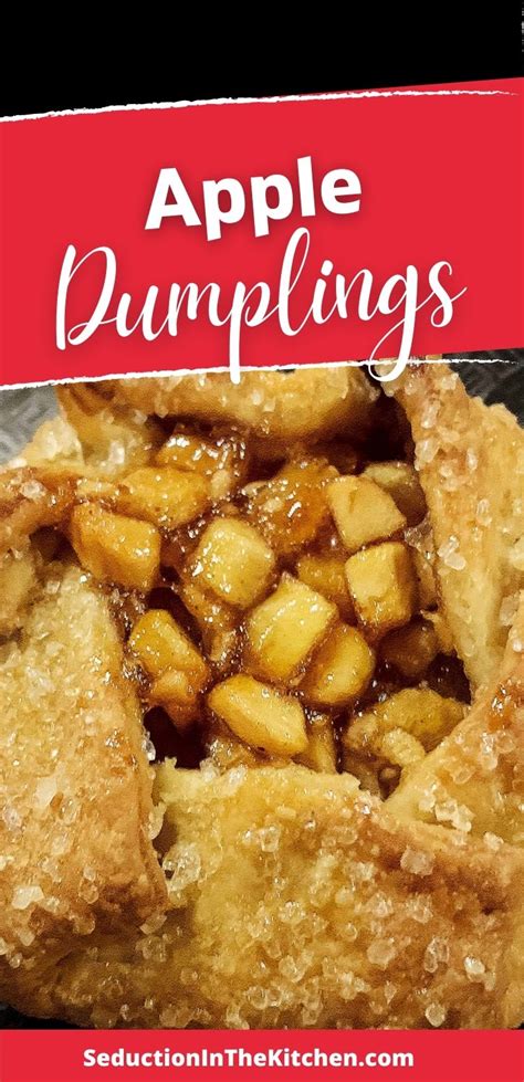 Apple Pie Dumplings Easy Dumplings Recipe Apple Dumpling Recipe
