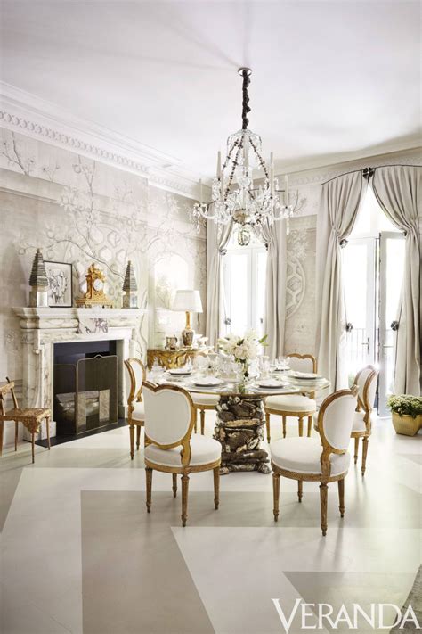 Beautiful White Dining Room Design Cool Chic Style Fashion