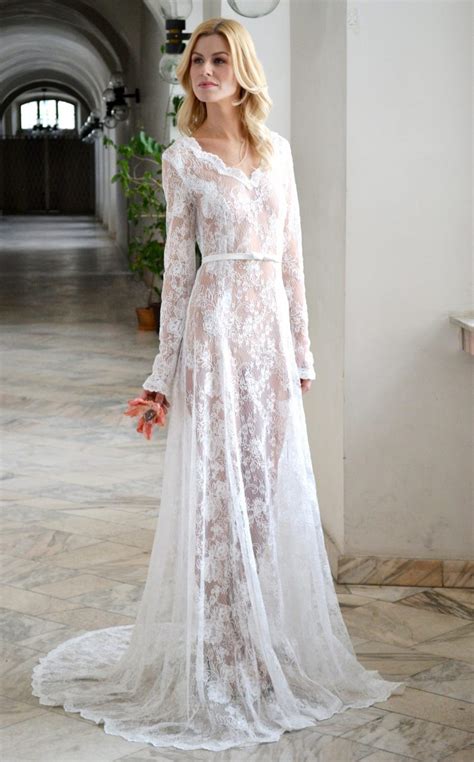 Barely There 55 Sheer Wedding Dress Styles Stillwhite Blog