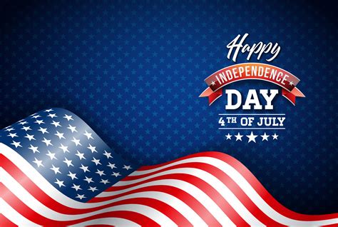 Download premium vector of happy independence day america collection vector by techi about usa, sticker, american flag, flag and 4th july 939277. Happy Independence Day of the USA Vector Illustration ...