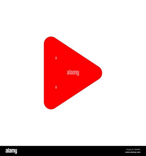 Red Play Button Icon Youtube Icon Play Video Stock Vector