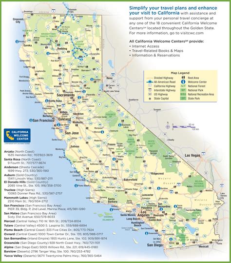 California Travel Map