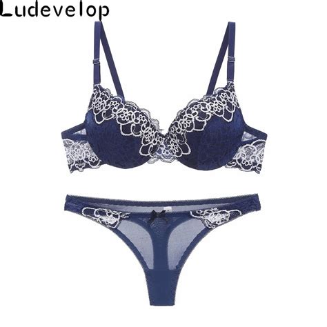 Women Lingerie Set Sexy Super Push Up Bra And Thong Panty Set Lace